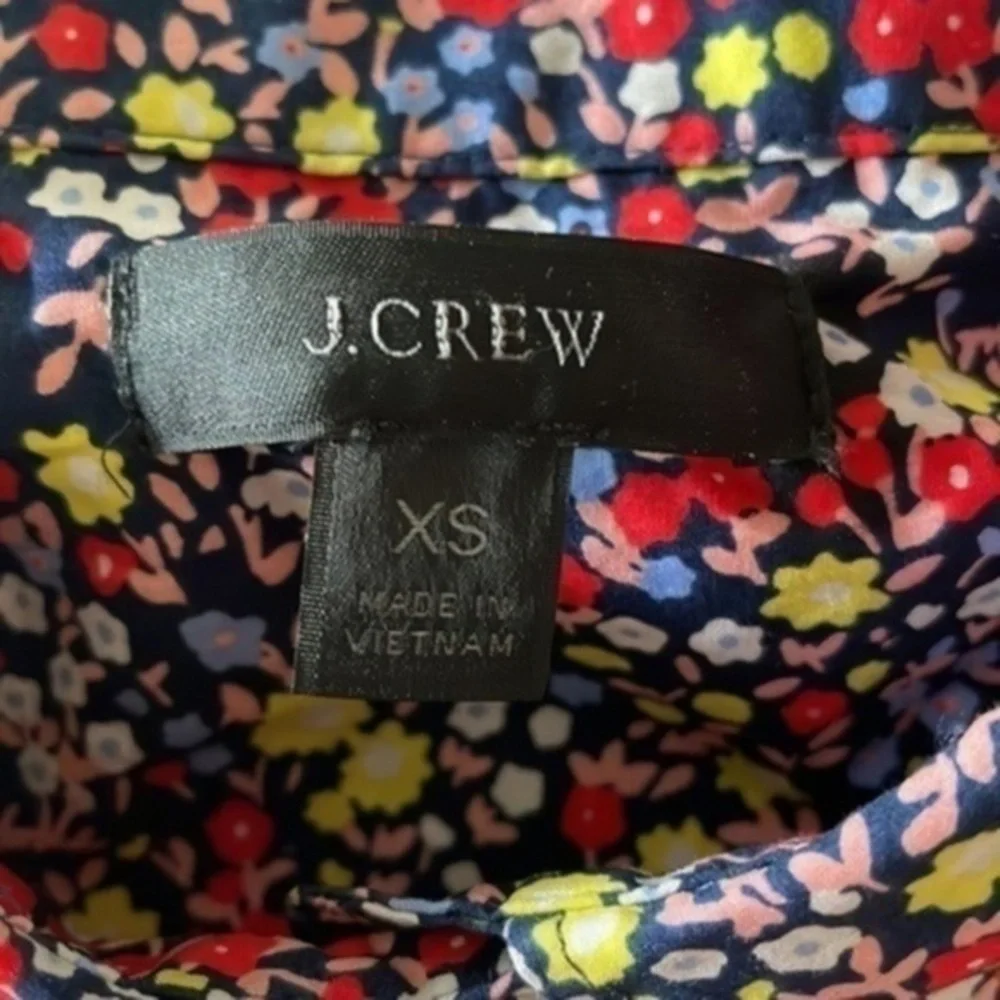 J. Crew Floral Button Up Shirt
